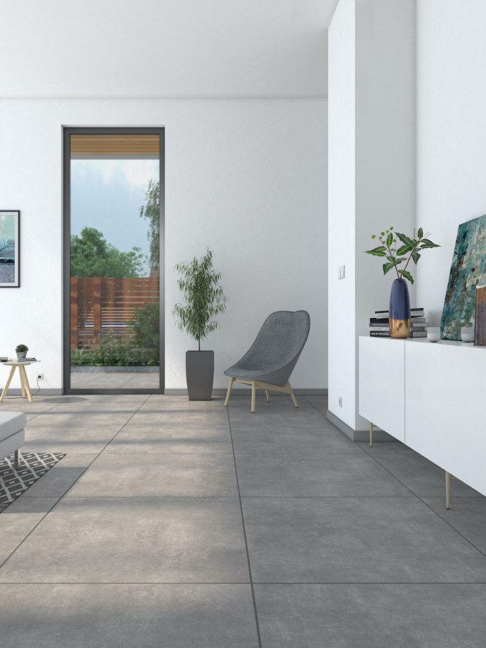 Eclipse Anthracite Porcelain Tile - 800x800mm (LAST PACK)