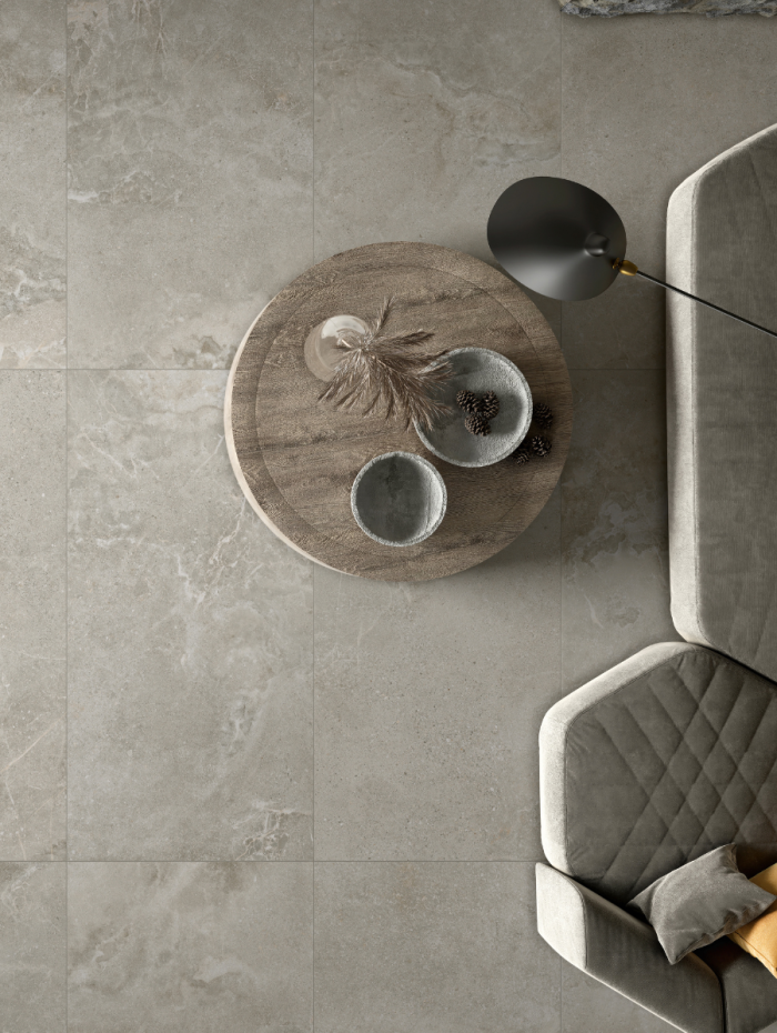 Dome Ash Porcelain Tile - 1200x600x9mm