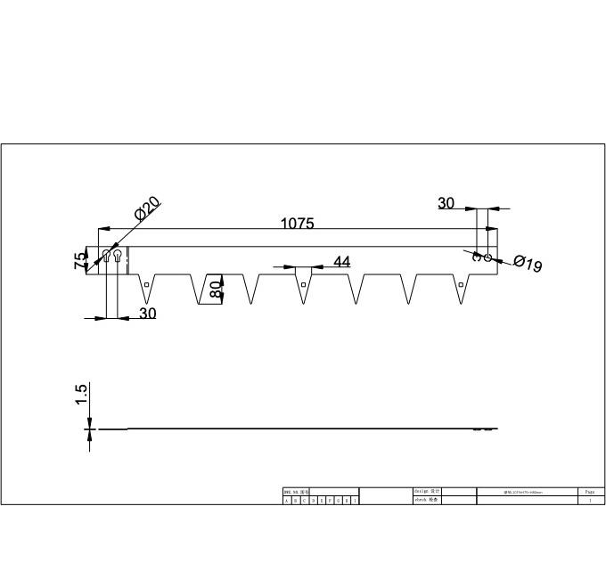 Corten Steel Lawn Edging 1075 x 75mm (Pack of 5)