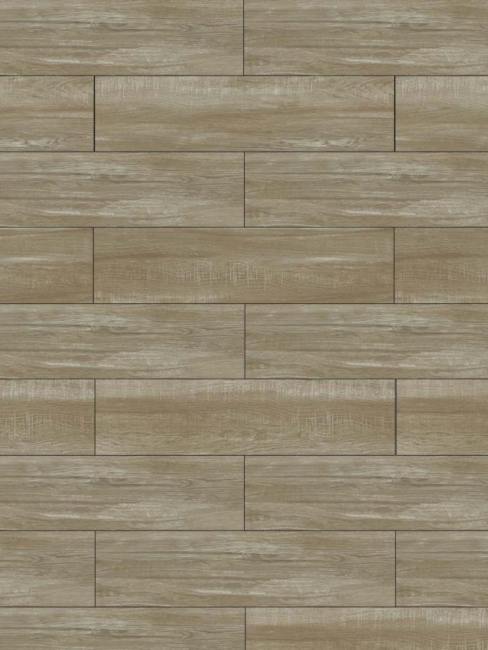 Almond Wood Alder Porcelain Paving Planks - 1200x200x20mm
