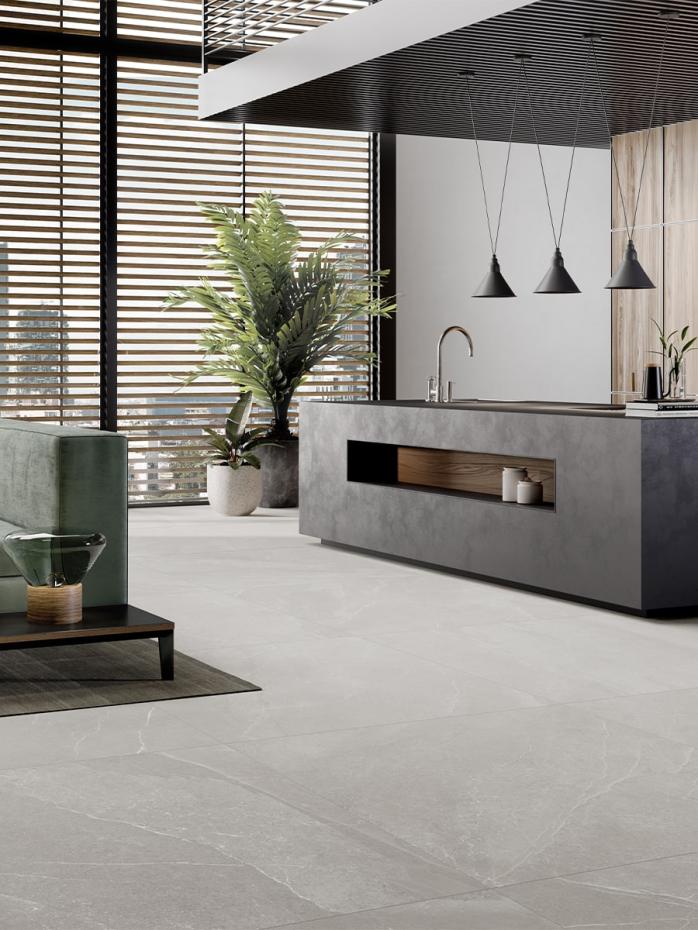 Angers White Italian Porcelain Tile - 1000x1000x8.5mm