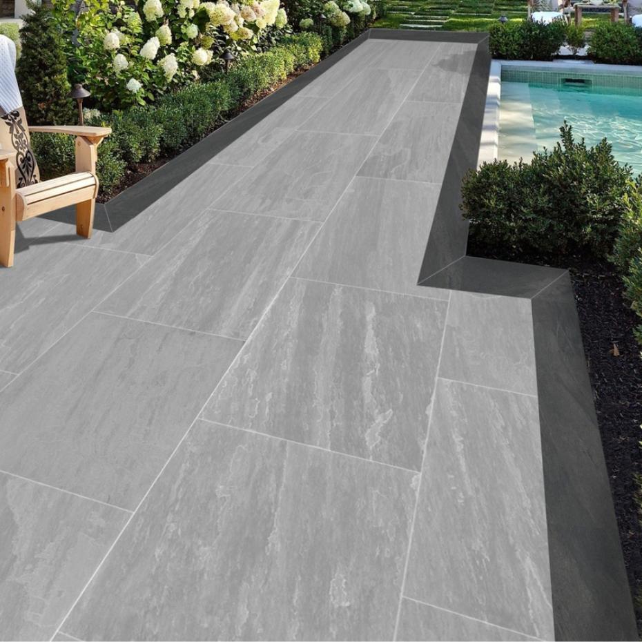 Anthracite Porcelain Edging - 900x150x20mm