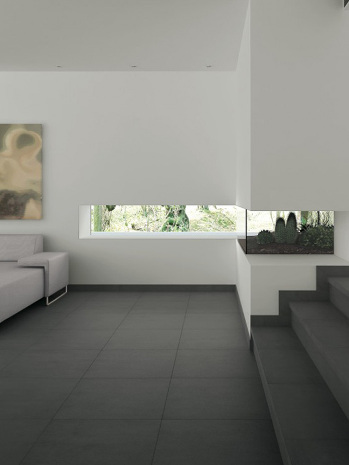 Atacama Nero Porcelain Tile - 600x300mm