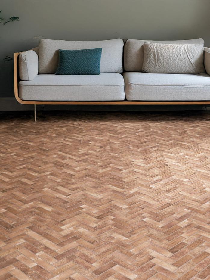 Bari Coto Herringbone Tile - 600x400mm