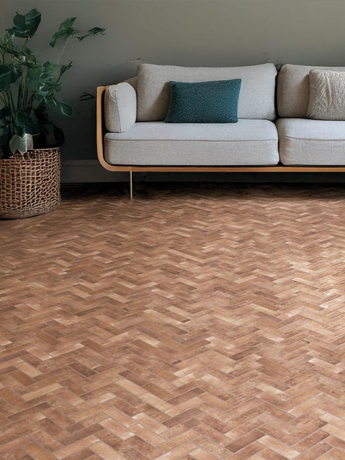 Bari Coto Herringbone Tile - 600x400mm