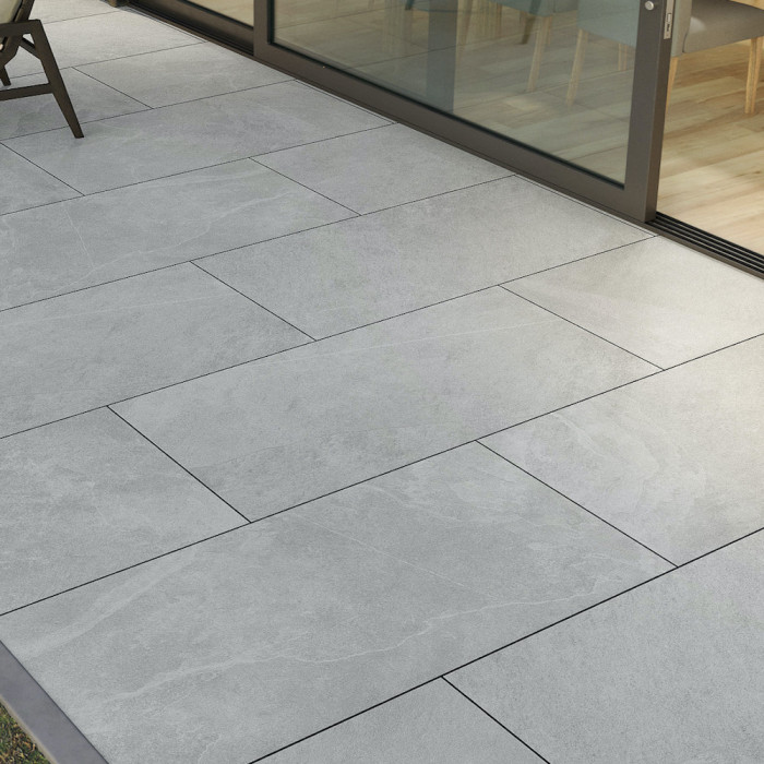 Bavaria Pearl Outdoor Porcelain Paving Slabs - 1200x600x20mm