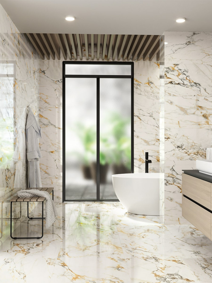 Bellagio Gold Porcelain Tile - 1200x600mm (Last Pack)