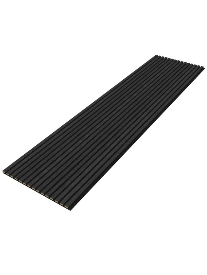 Black Oak Acoustic Wood Wrapped Wall Panels - 2400x600x21mm