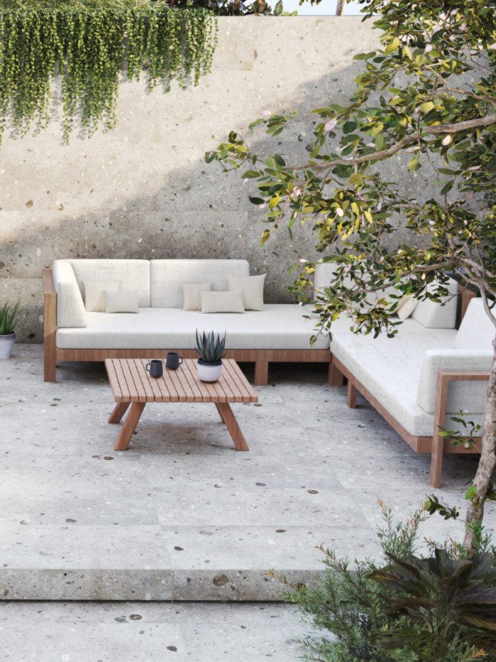 Boule Terrazzo Outdoor Tile - 900x600x20mm