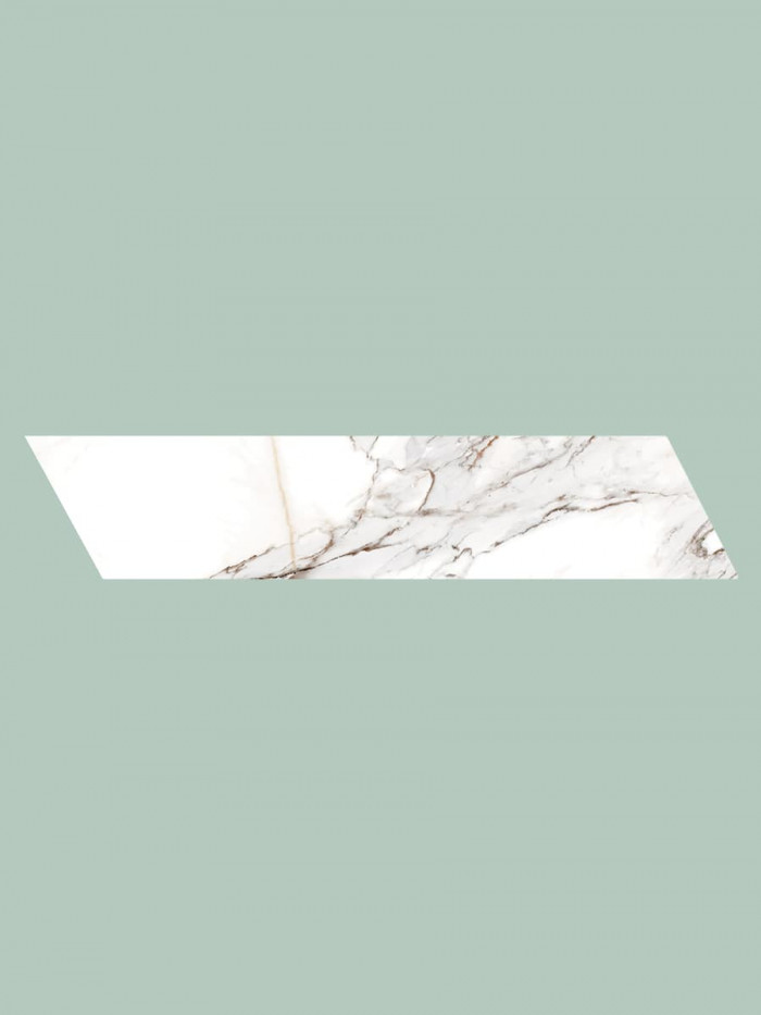 Calacatta Gold Chevron Tile - 80x400mm (LAST PACK)