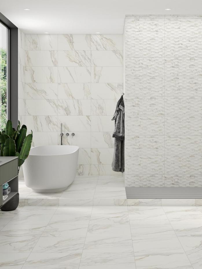 Calacatta Gold Floor and Wall Matt Porcelain Tiles - 600x600x8mm