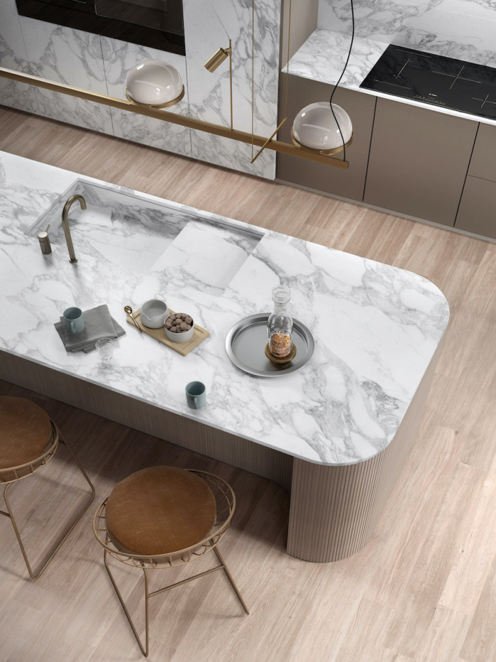 Calacatta Magnifico Extra Large Italian Porcelain Slabs - 3200x1600mm