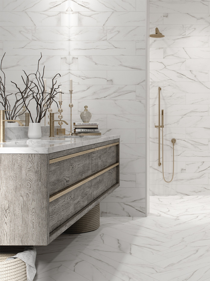 Calacatta White - 150x900mm