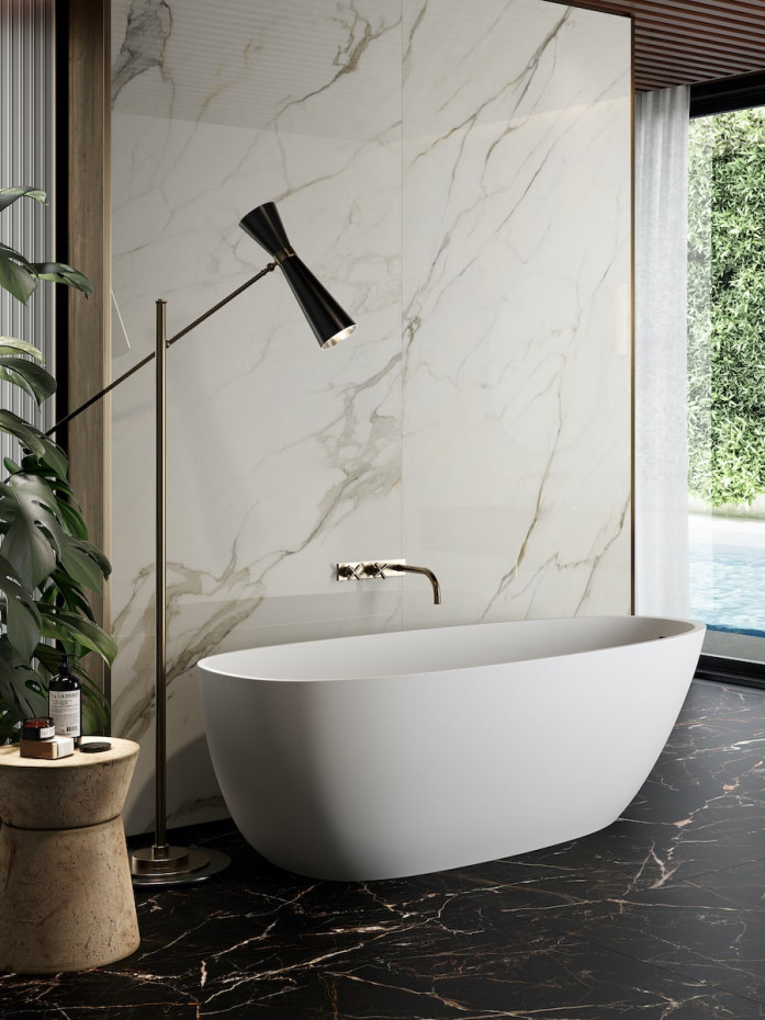 Canova Calacatta Gold Porcelain Tile - 1200x2800mm