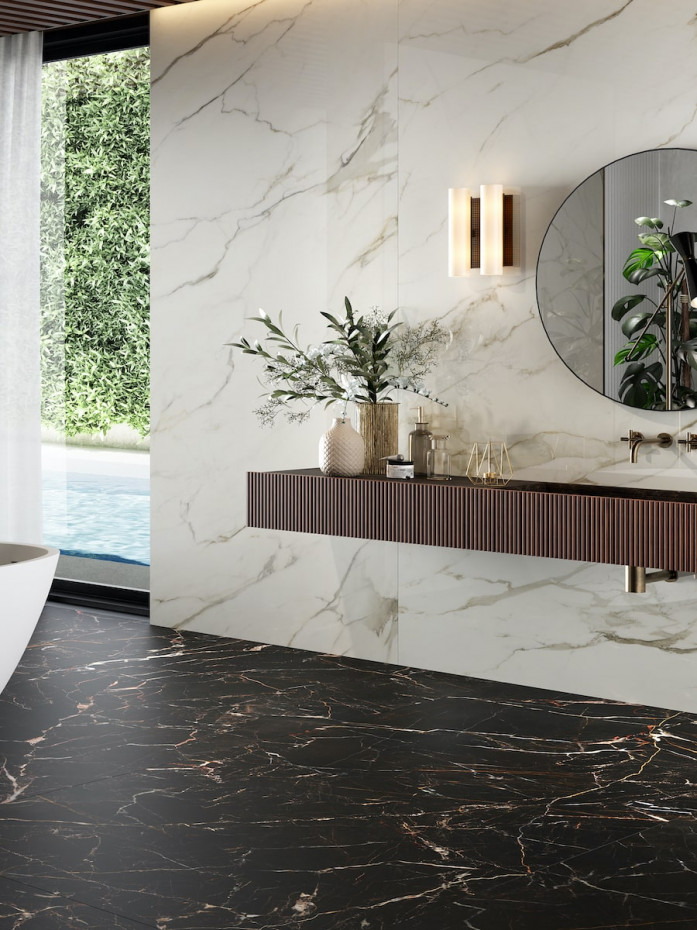 Canova Calacatta Gold Porcelain Tile - 1200x2800mm