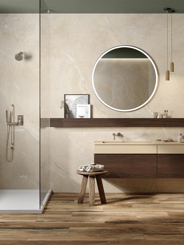 Canova Limestone Porcelain Tiles - 1200x1200x9mm