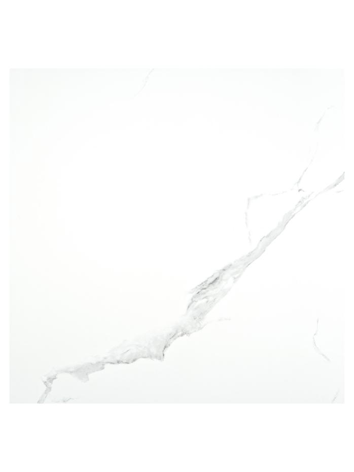 Calacatta White Satin Porcelain Tile - 600x600x9mm