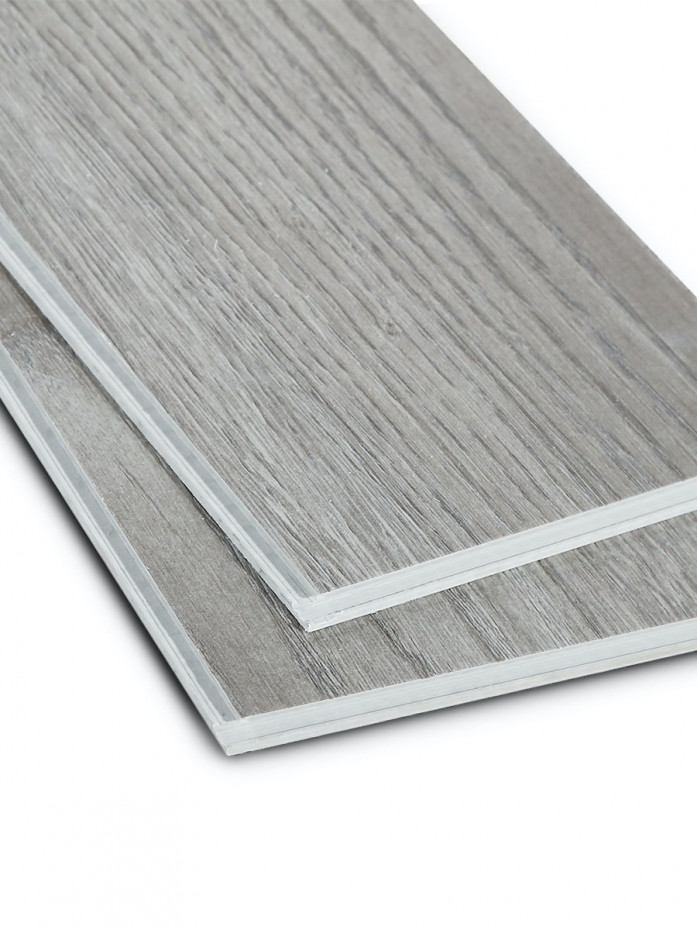 Chateau Grey Herringbone Click Vinyl Floor Tiles  - 640x128mm