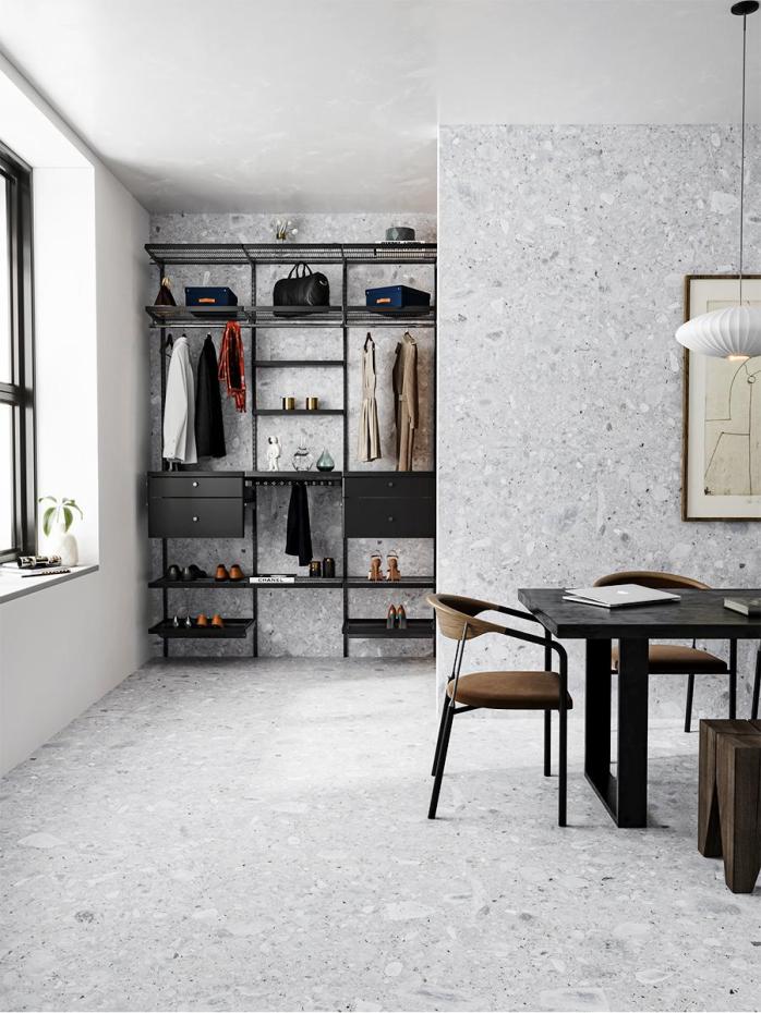 Ceppo White Terrazzo Tile - 600x600mm