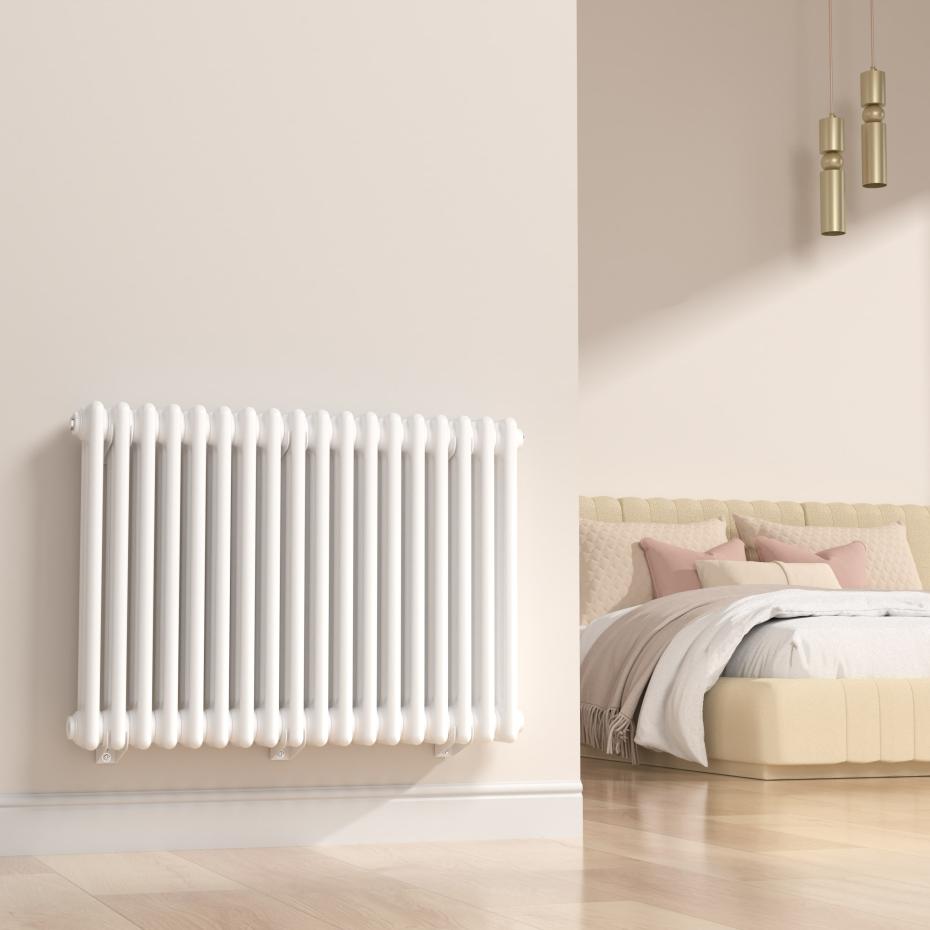Belmont White Designer Column Radiator - 600x1145mm