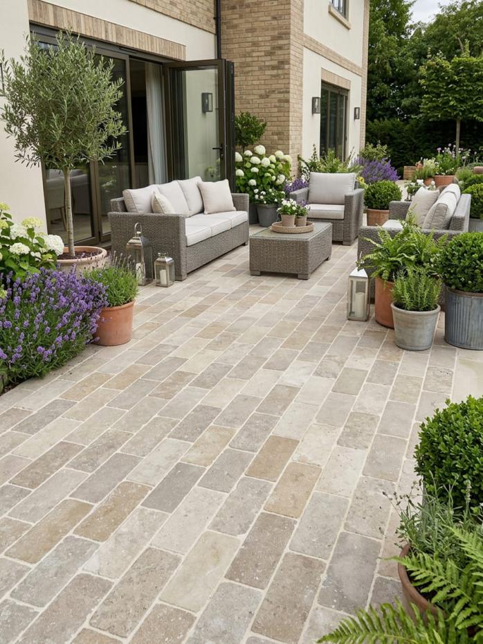 Dijon Limestone Mallet Waling & Pavers- 400x100x30mm