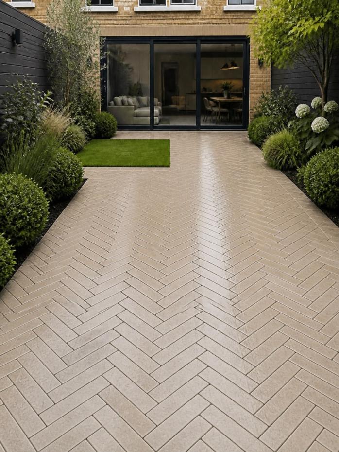 Dijon Acid Seasoned Tumbled Limestone Pavers - 200x50x40mm