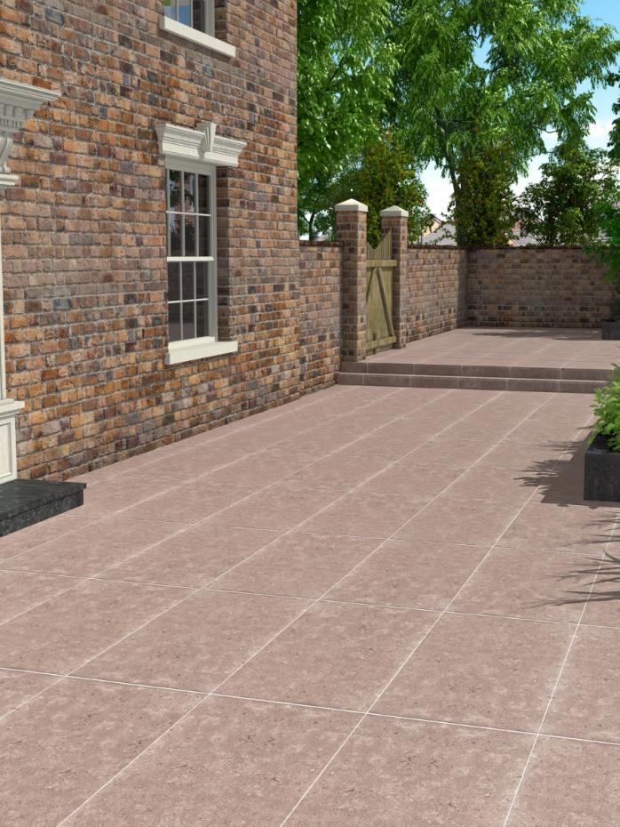 Dijon Heritage Natural Limestone Paving Slabs - 900x600x20mm