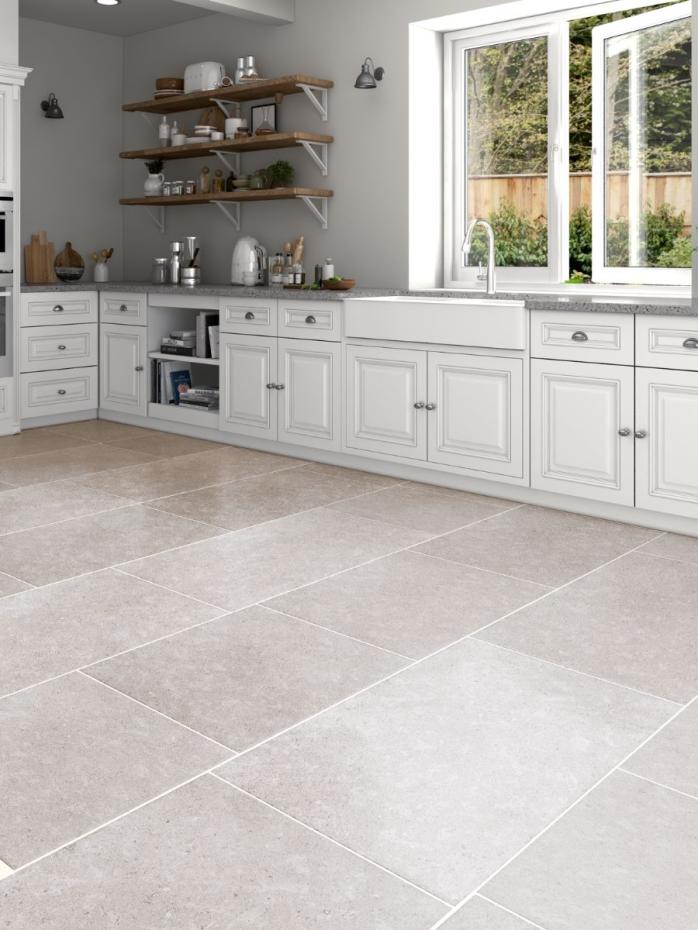 Dijon Honed and Tumbled Natural Limestone Tiles - 600xFree Lengthx15mm