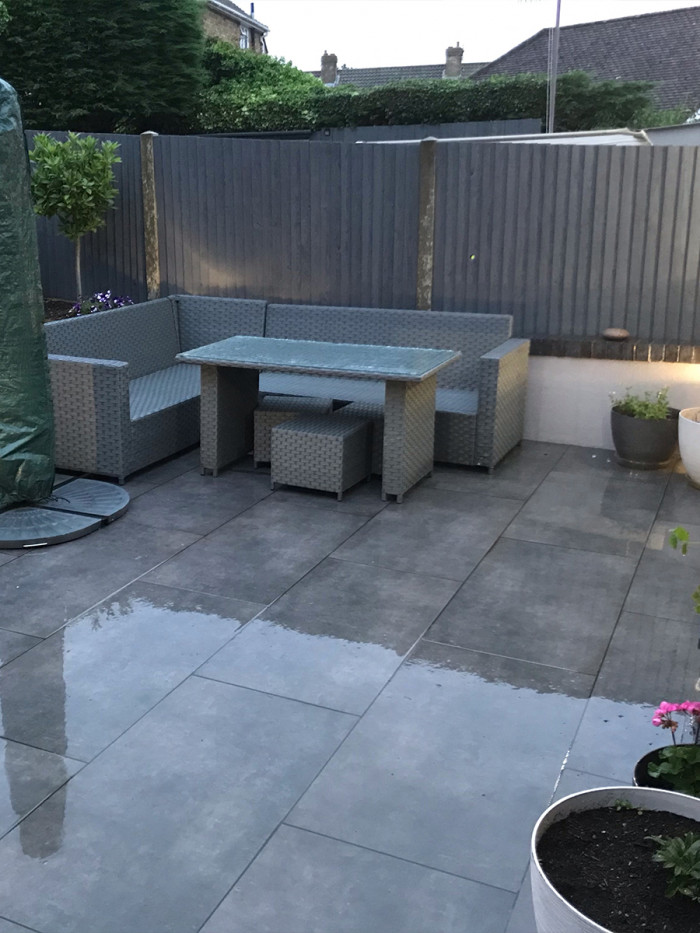 Eclipse Black Outdoor Porcelain Paving Slabs - 1200x600x20mm