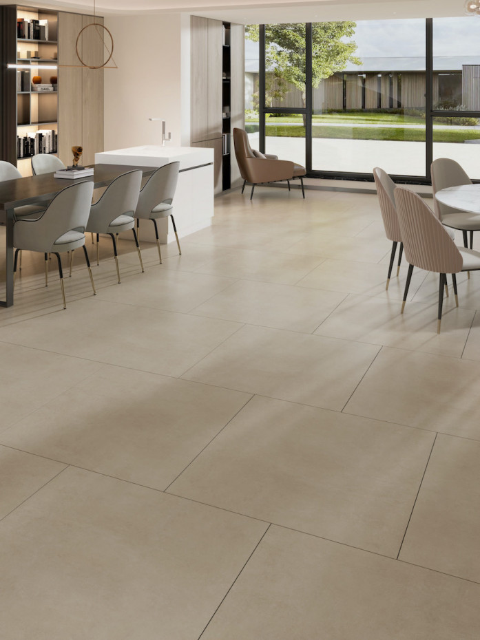 Eclipse Ivory Wall & Floor Porcelain Tile - 800x800mm