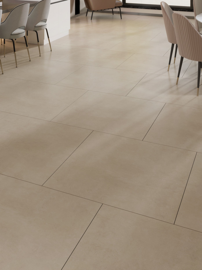 Eclipse Ivory Wall & Floor Porcelain Tile - 800x800mm