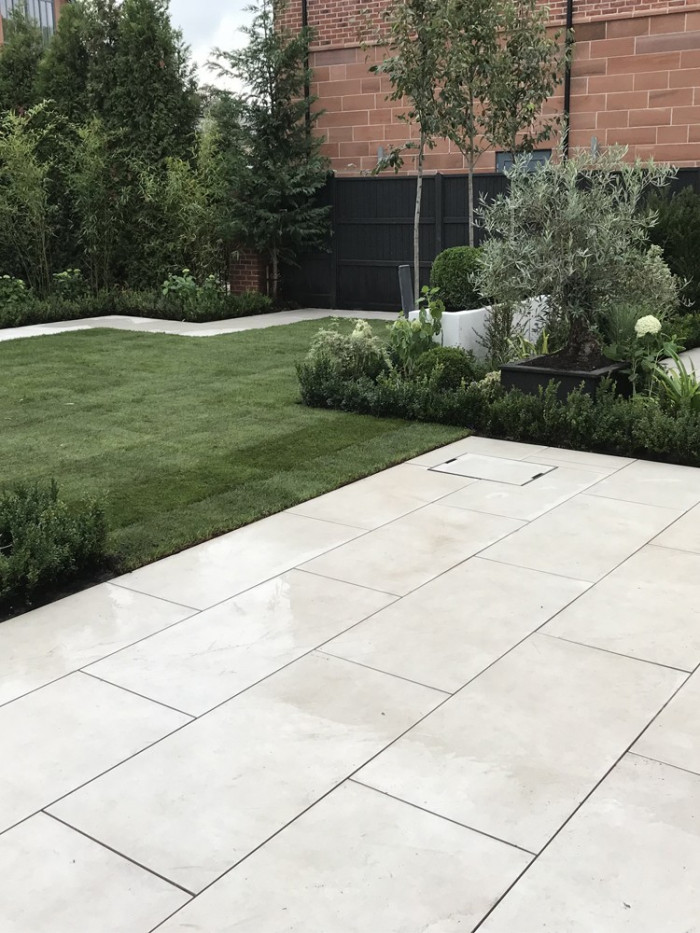 Eclipse Ivory Outdoor Porcelain Paving Slabs - 900x600x20mm