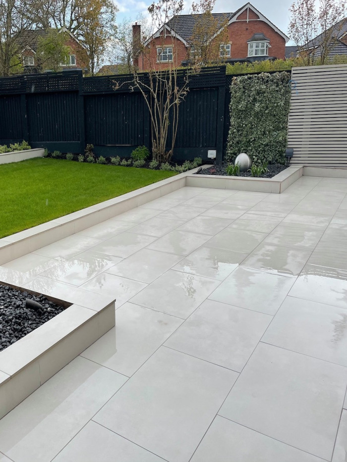 Eclipse Off White Porcelain Slabs - 900x600x16mm