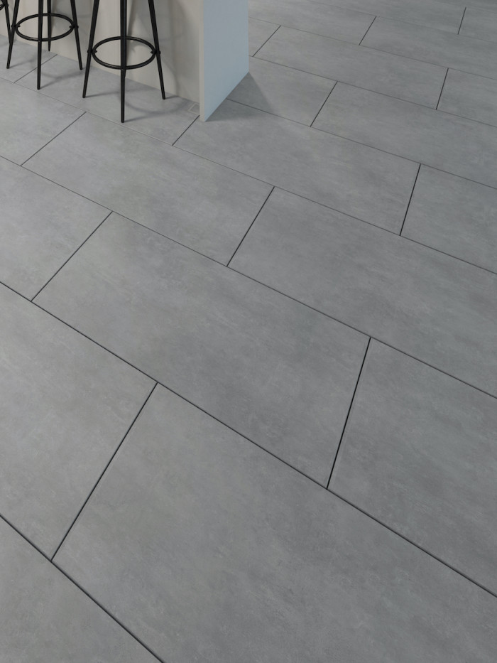 Eclipse Silver Porcelain Tile - 1200x600mm
