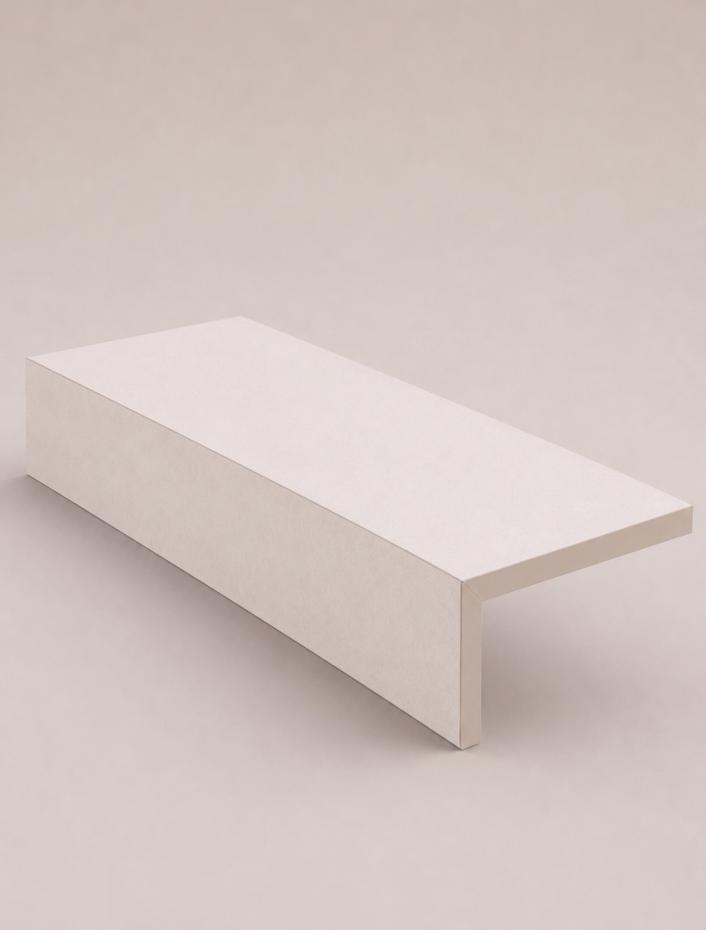 Eclipse Off White Drop Face for Steps, Coping & Pool Edging - 900x400x100mm