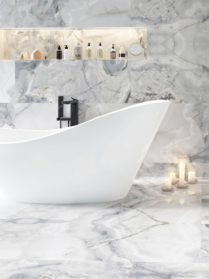 Eunoia Grey Onyx Matt Tiles - 608x608mm (LAST PACK)