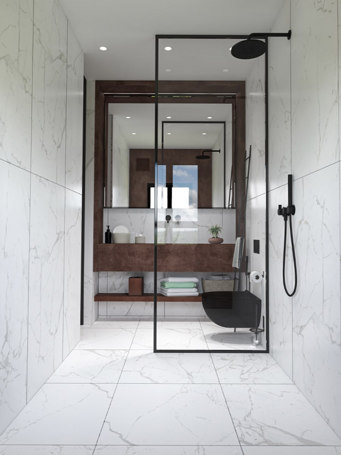 Florence White Polished Porcelain Tile - 600x600mm (Last Pack)