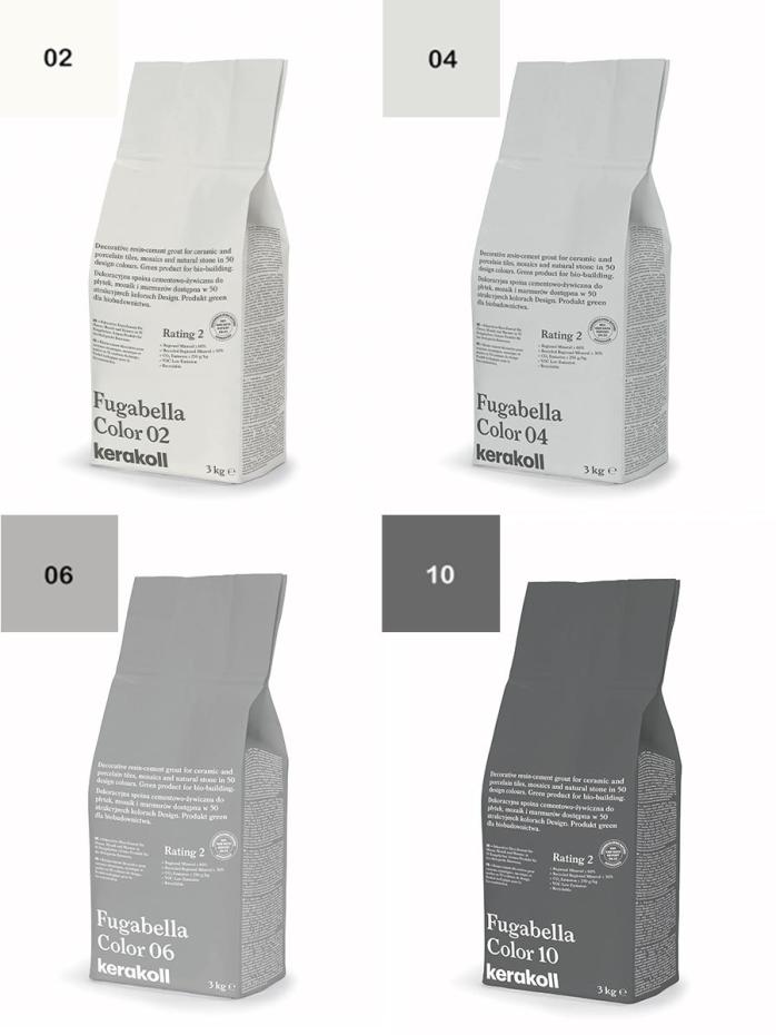 Kerakoll Fugabella Color Resin-Cement Outdoor Grout - 9kg Bag (Colour Choices)