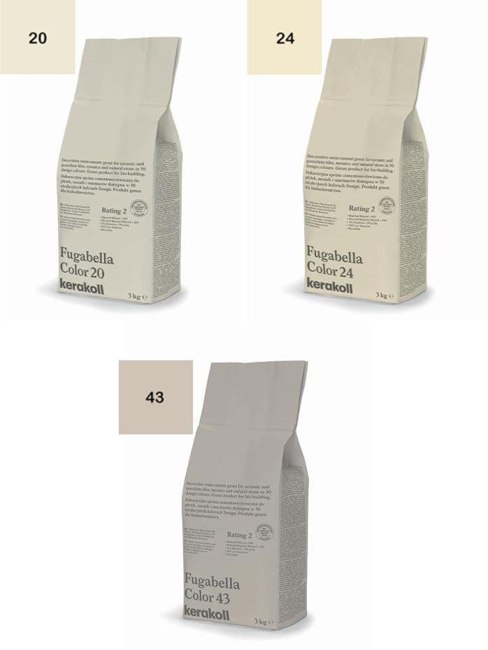 Kerakoll Fugabella Color Resin-Cement Outdoor Grout - 9kg Bag (Colour Choices)