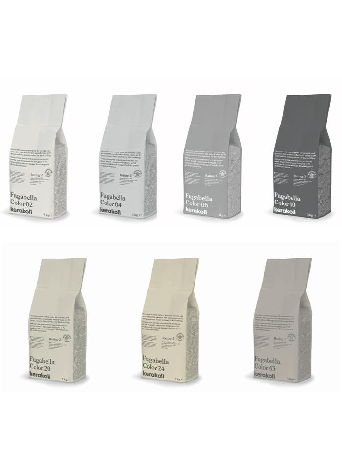 Kerakoll Fugabella Color Resin-Cement Grout - 3kg Bag (Colour Choices)