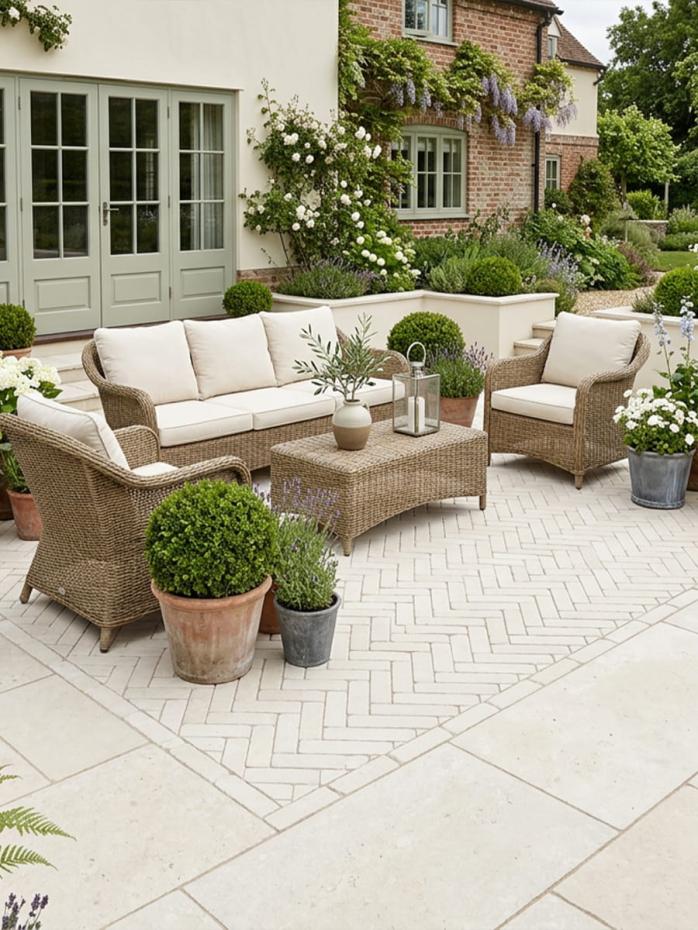 Galala Antique & Tumbled Limestone Pavers - 200x50x40mm