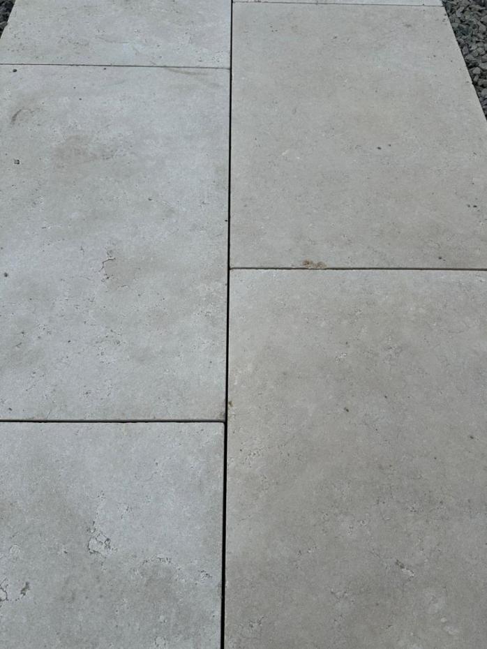 Galala Soft Sandblasted Tumbled Natural Limestone Tiles - 600xFree lengthx15mm
