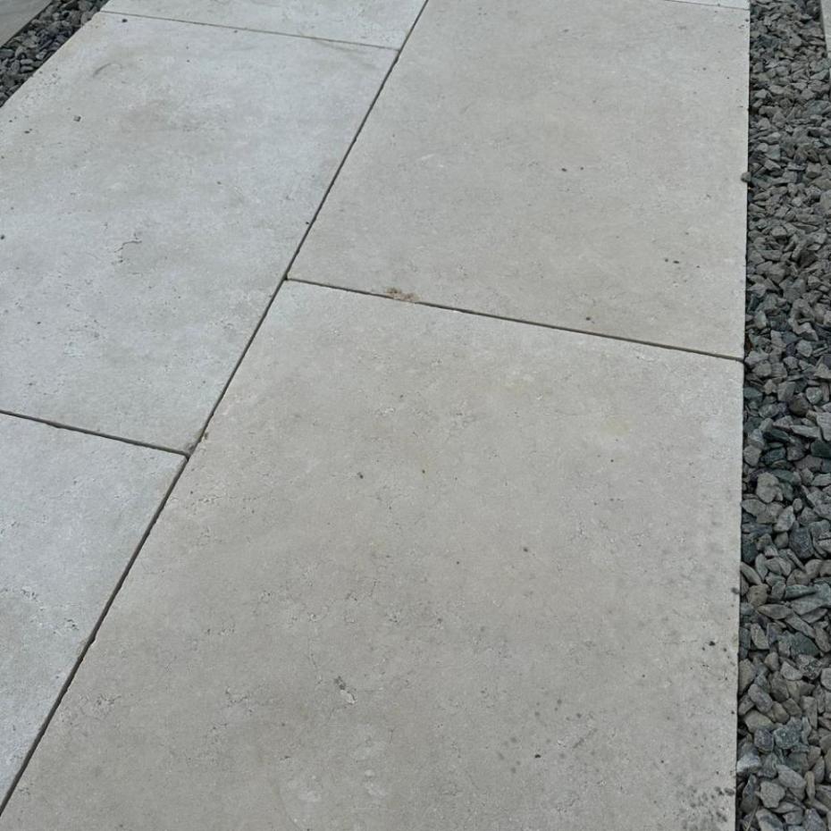 Galala Soft Sandblasted Tumbled Limestone - 600mm x Free Length x 15mm