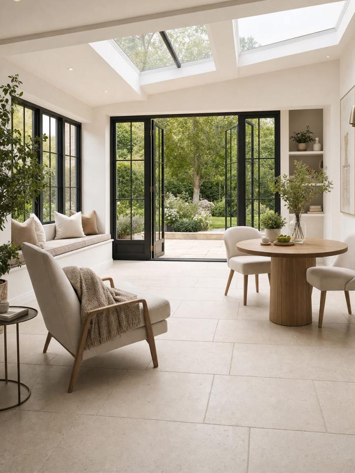 Galala Soft Sandblasted Tumbled Limestone - 600mm x Free Length x 15mm