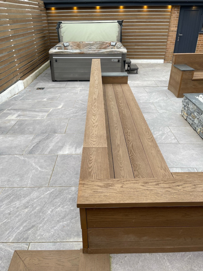 Idemo Grey Outdoor Porcelain Paving Slabs - 1200x600x20mm