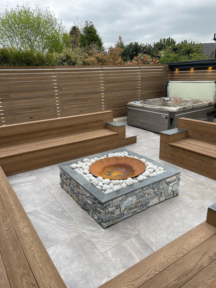 Idemo Grey Outdoor Porcelain Paving Slabs - 1200x600x20mm