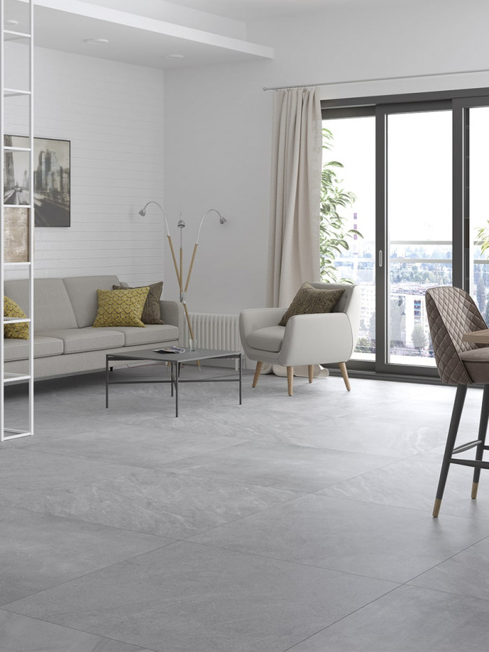 Valley Grey Spanish Porcelain Tile - 1000x1000x10mm