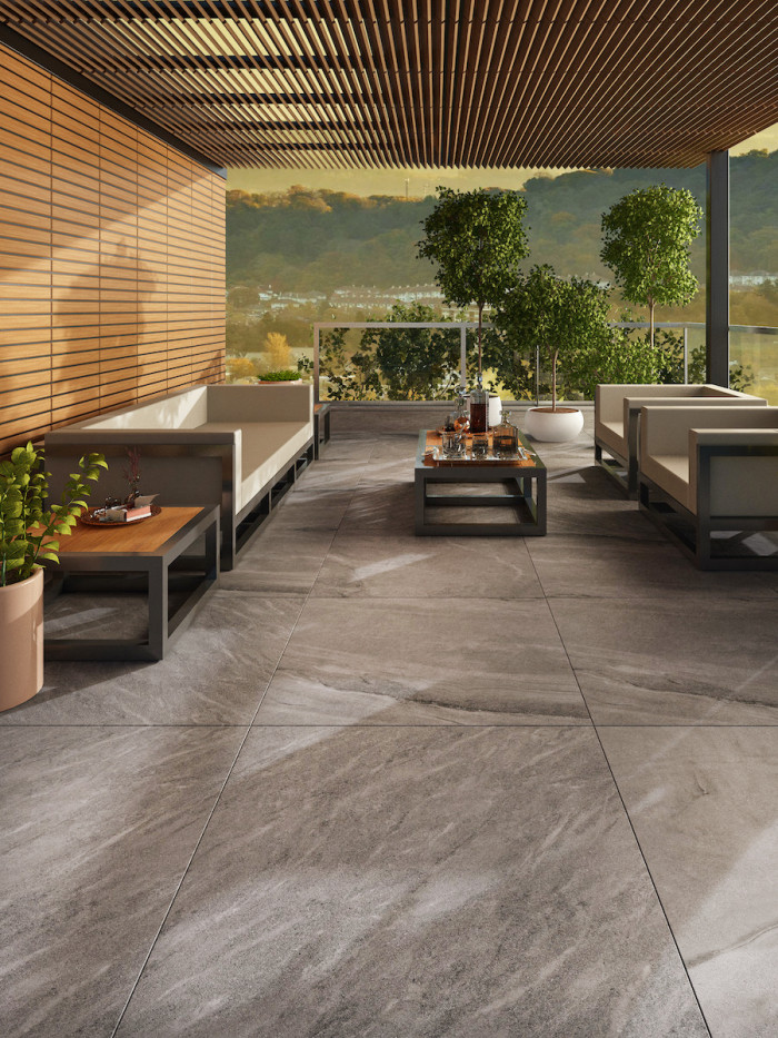 Idemo Grey Outdoor Porcelain - 1000x1000x20mm