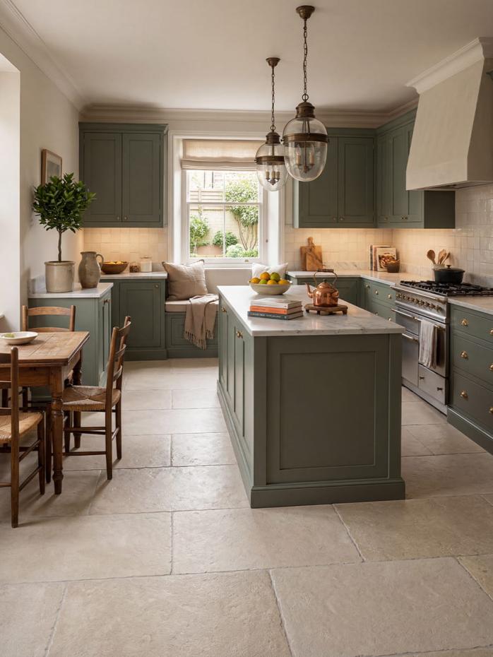 Jersey Cream Antique Chiselled Edge Porcelain Tile - 600x400x9mm