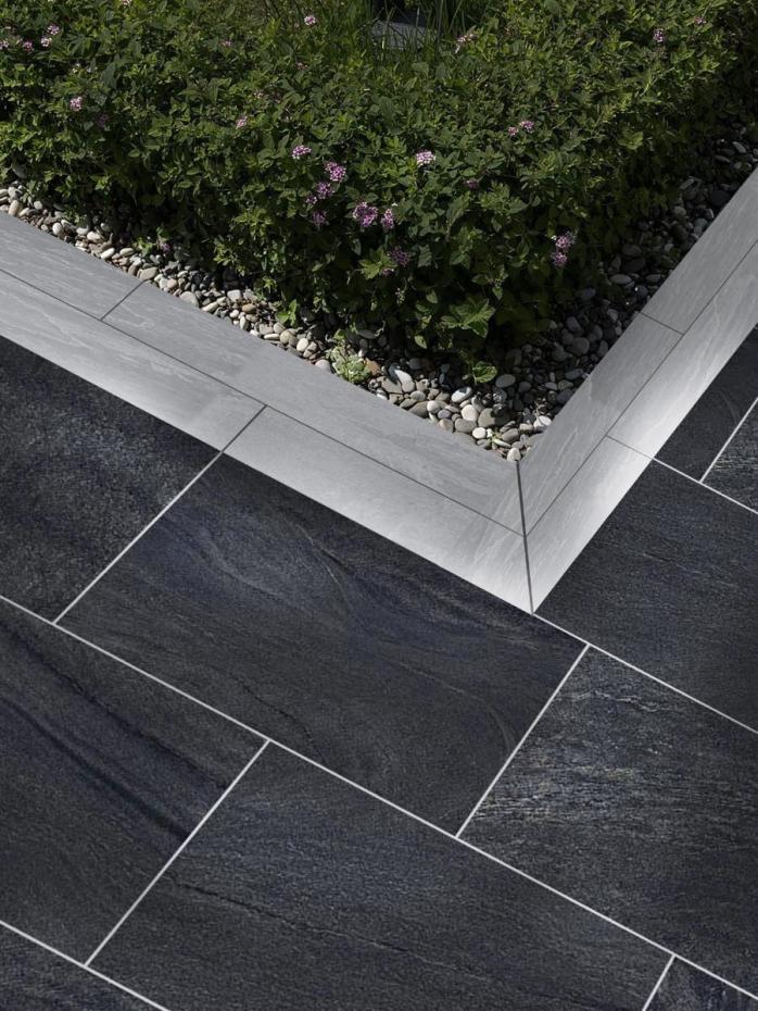 Kandla Grey Edging Porcelain Plank -900x150x20mm